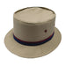DPC Global Packable Bucket Hat with Snap Brim Bucket Hat Dorfman Hat Co. 830HS-KAKI1 Khaki Small (55 cm) 