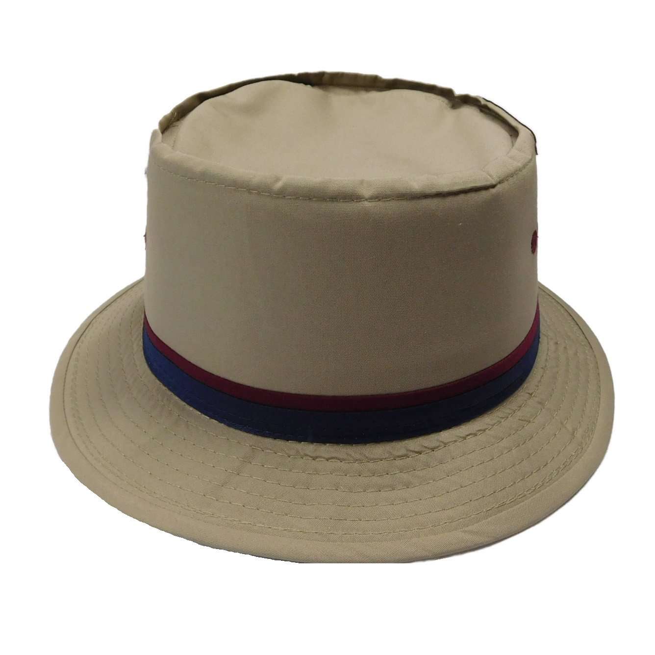 DPC Global Packable Bucket Hat with Snap Brim Bucket Hat Dorfman Hat Co. 830HS-KAKI4 Khaki X-Large (61 cm) 