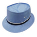 DPC Global Packable Bucket Hat with Snap Brim Bucket Hat Dorfman Hat Co. 830KS-Blue3 Light blue Large (59 cm) 