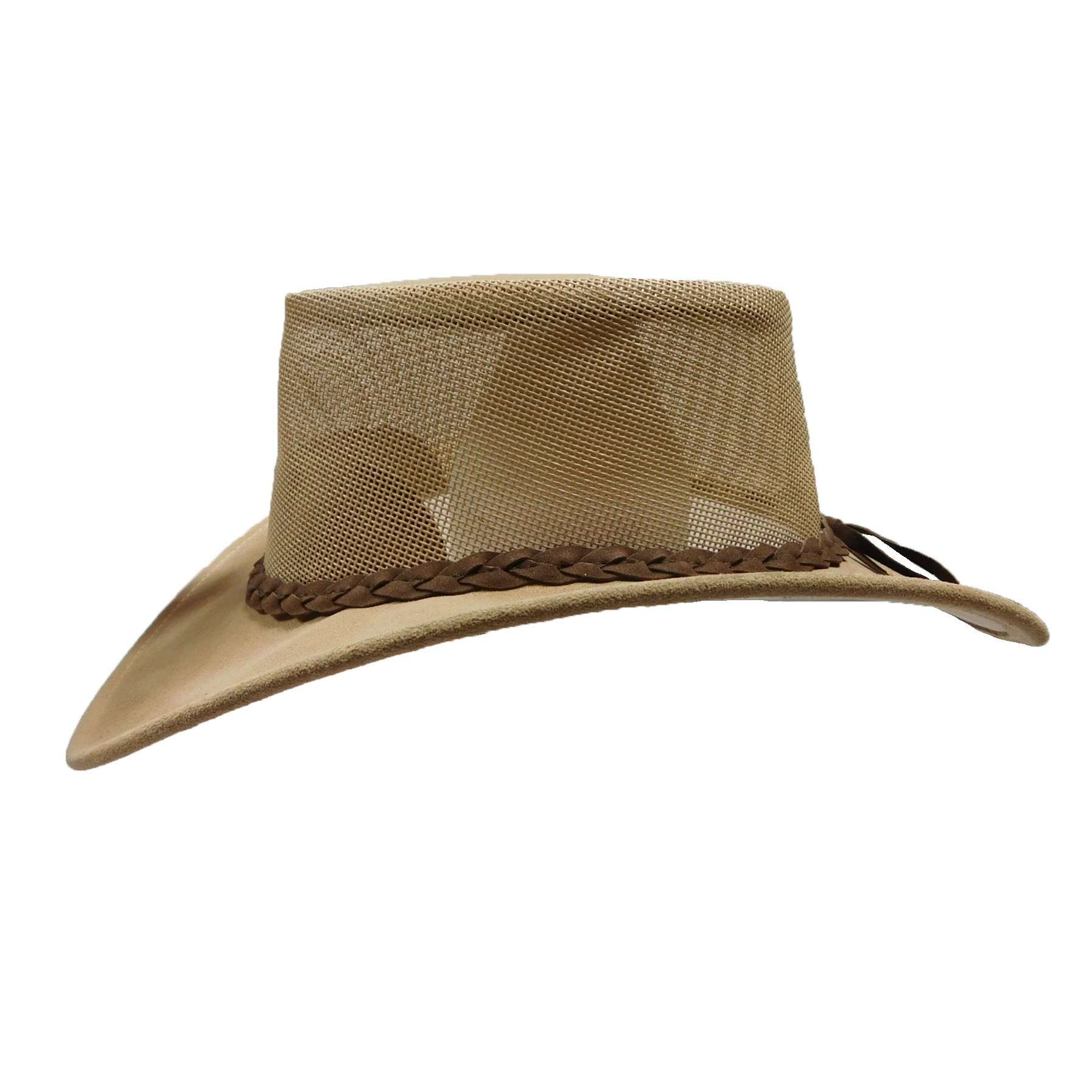 Bendigo Leather Hat by Kakadu Australia - Tan Safari Hat Kakadu    