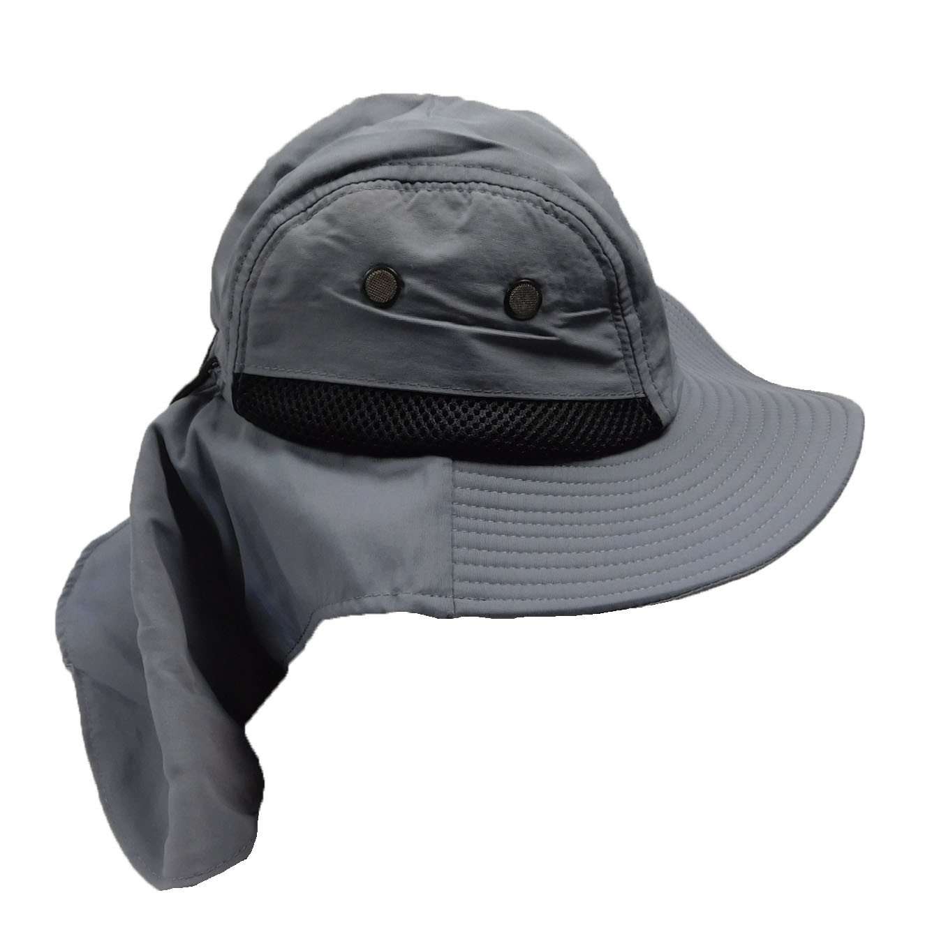 Large Bill Flap Cap - Milani Hats Cap Milani Hats F006-CL Dark Grey OS (56-60 cm) 
