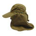 Microfiber Baseball Cap with Removable Neck Cape - Kenny K. Hats Cap Great hats by Karen Keith nc38DOM Dark Khaki S/M  (54 - 57 cm) 