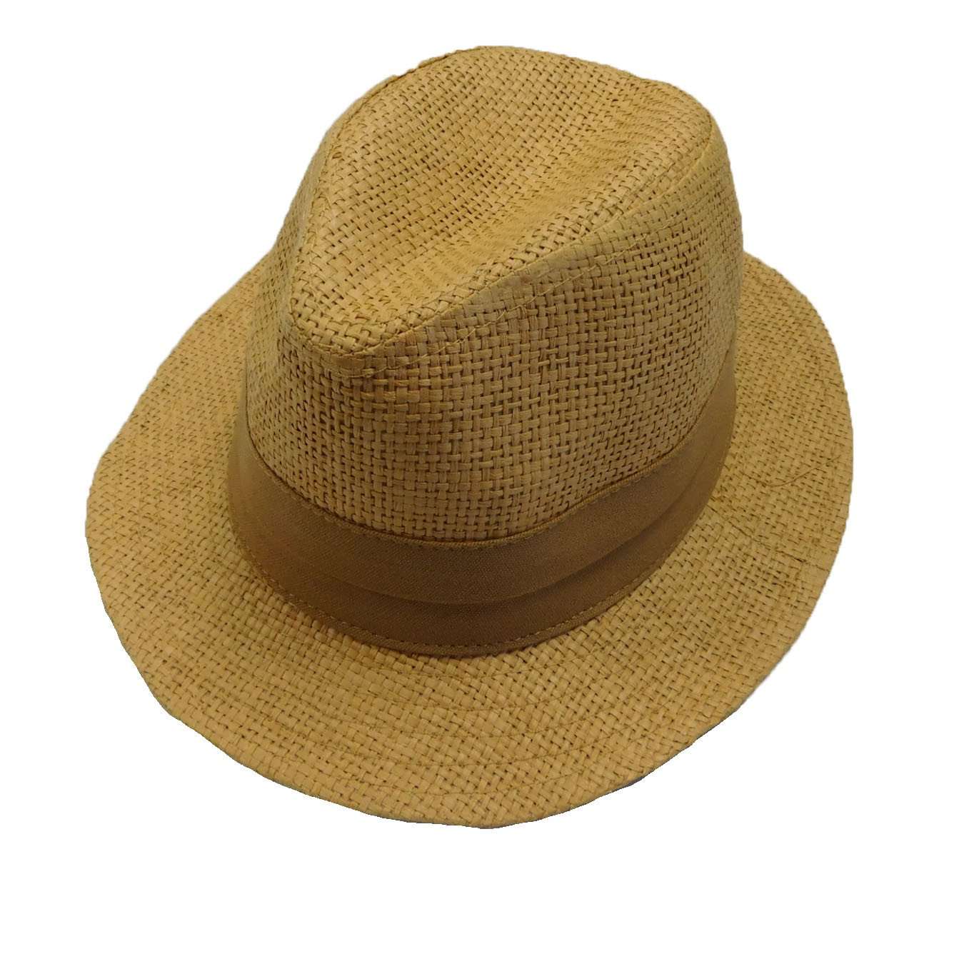 Kid's Havana Fedora Hat Fedora Hat Boardwalk Style Hats KSda2095 6m Natural 0-6 mos (43 cm) 
