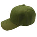 Baseball Cap with Stitched Bill Cap Milani Hats C001GN Green  