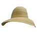 Summer Floppy Hat with Linen Scarf by Milani Floppy Hat Milani Hats    