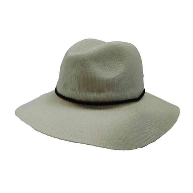 Chenille Safari Hat with Braided Suede Band - Scala Hats Safari Hat Scala Hats    