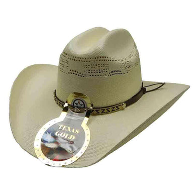 Tejano Bangora Junior Cattlemen Hat - Texas Gold Hats Cowboy Hat Texas Gold Hats jr7028 Ivory Jr. Small (51 cm) 