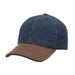 Denim Baseball Cap with Corduroy Peak - Stetson® Hats Cap Stetson Hats    