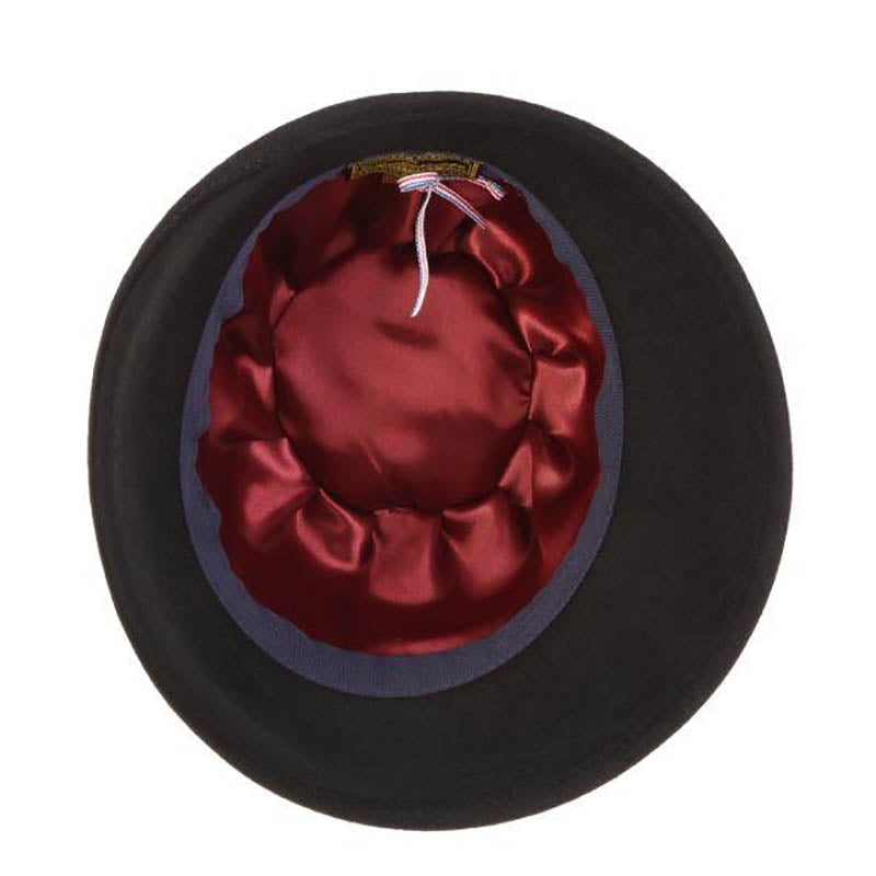 Felt Cloche Winter Hat with Velvet Band - Scala Hat Cloche Callanan Hats    