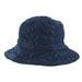 Fleece Lined Quilted Rain Hat - Scala Collezione Hats Bucket Hat Scala Hats    