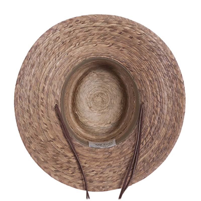 Gambler Burnt Palm Leaf Sun Hat with Lattice Crown upto 2XL- Tula Hats Gambler Hat Tula Hats    