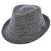 Italian Wool Fedora Hat with Plaid Band - Stetson Hats Fedora Hat Stetson Hats    