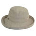 Cotton Up Turned Brim Golf Hat - Scala Hats for Women Kettle Brim Hat Scala Hats LC484-DESERT Desert M/L (57 - 58 cm) 