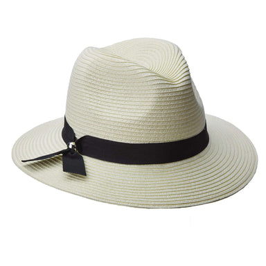Safari Hat with Metal Bead - Scala Collection Hats Safari Hat Scala Hats lp250IV Ivory  