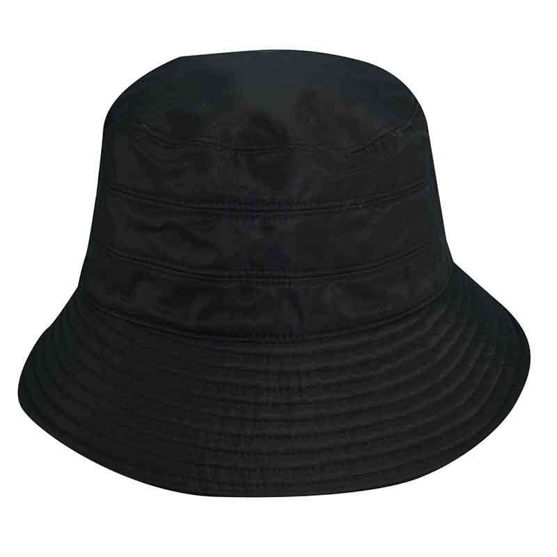 Rain Hat for Women - Scala Collezione Cloche Scala Hats LW281BK Black  