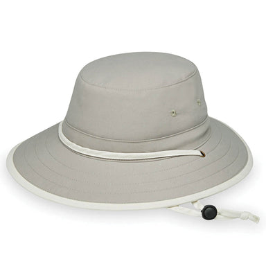 Ladies' Explorer Boonie Fishing, Hiking Hat - Wallaroo Hats Bucket Hat Wallaroo Hats LEXP Stone/Natural Medium/Large (58 cm) 