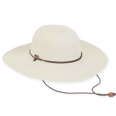 Large Heads Classic Wide Brim Straw Beach Hat - Sun 'N' Sand Hats Wide Brim Sun Hat Sun N Sand Hats HH2139A XL Taupe Tweed Large (59 cm) 