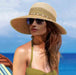 Metallic Braided Backless Facesaver Sun Hat - Sun 'N' Sand Hats Facesaver Hat Sun N Sand Hats    