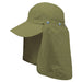 Microfiber Baseball Cap with Removable Neck Cape - Kenny K. Hats Cap Great hats by Karen Keith nc38OLM Olive S/M  (54 - 57 cm) 