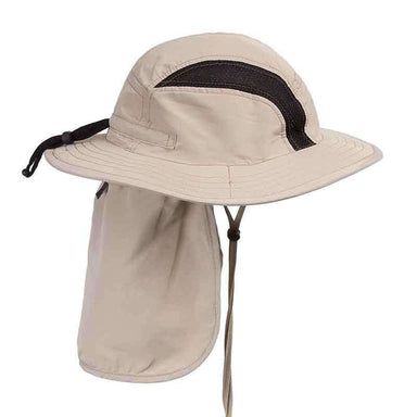 Microfiber Boonie with Neck Cape - K. Keith Bucket Hat Great hats by Karen Keith NH36sdX Sand L/XL (58-62cm) 
