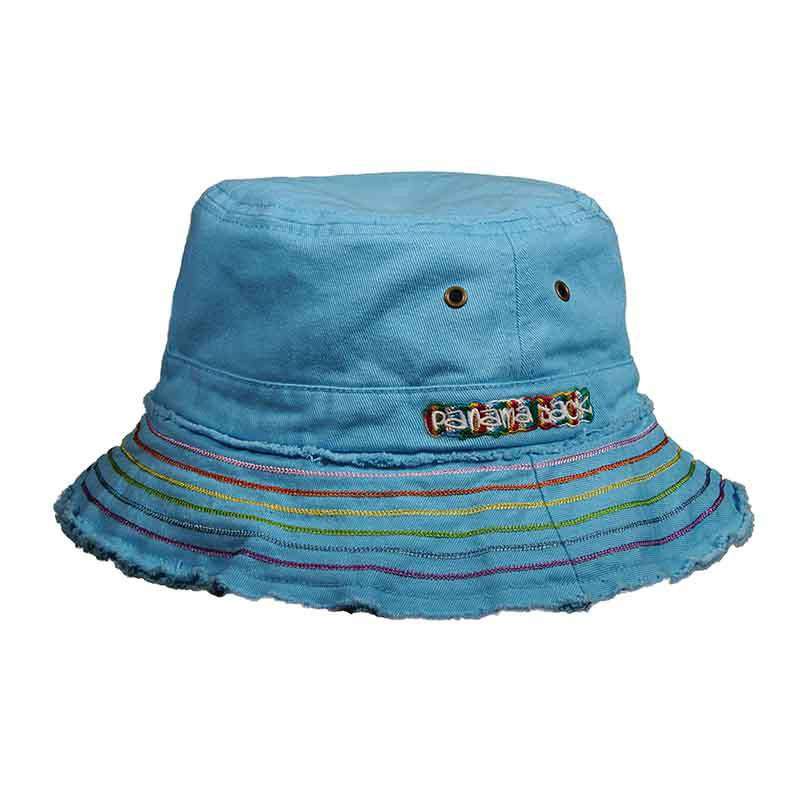 Panama Jack Kids Twill Bucket Hat Bucket Hat Panama Jack Hats pjk14BL Blue  