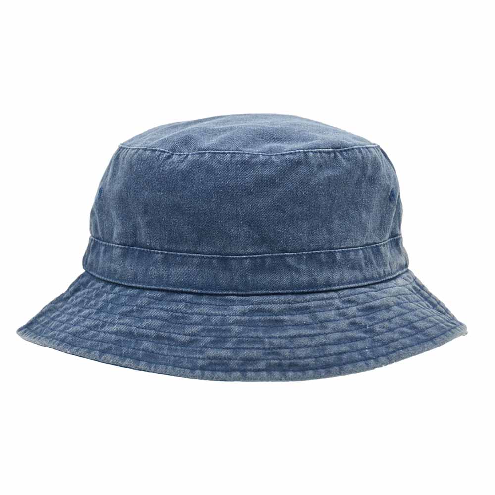 Pigment Dyed Cotton Bucket Hat for Small Heads - Kenny K. Hats Bucket Hat Great hats by Karen Keith CH150K-B Navy XS/S (54-55 cm) 