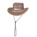 Stetson Hats Mesh Outback Hat for Men up to XXL - Mushroom Safari Hat Stetson Hats STC205MSHRM1 Mushroom Small 