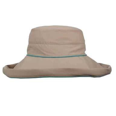 No-Fly Zone Up Turned Brim Hat for Women - Stetson Hats Kettle Brim Hat Stetson Hats STC206LG Lagoon  