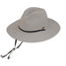 Safari Hat with Contrast Underbrim and Chin Strap - Tidal Tom™ Safari Hat Tidal Tom  Taupe / Black M/L (57-59 cm) 