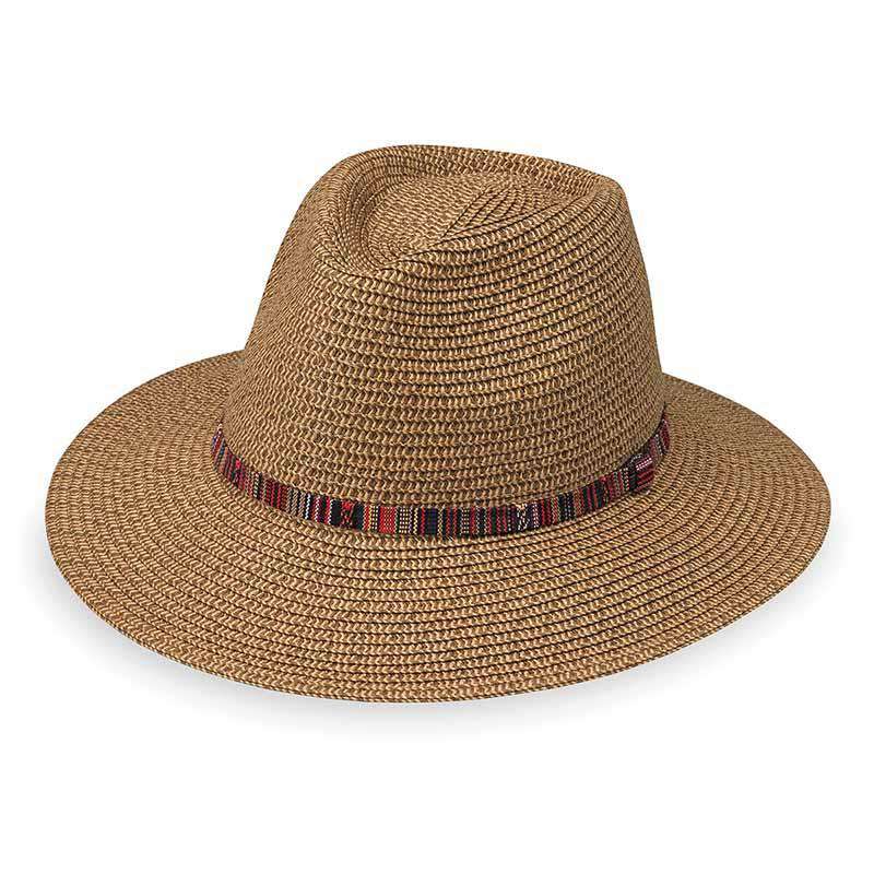 Sedona Safari Hat with Aztec Band - Wallaroo Hats Safari Hat Wallaroo Hats SEDBN Brown Medium/Large (58 cm) 