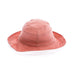 Small Heads Reversible Cotton & Seersucker Up Brim Hat - Boardwalk Style Hats Cloche Boardwalk Style Hats DA2951co Coral XXS (52 cm) 