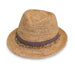 Tahiti Fedora Raffia Hat - Wallaroo Hats Fedora Hat Wallaroo Hats WSTAHTP Taupe M/L (58 cm) 