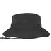 Taslon Jungle Bucket Hat with Snap Brim, 2XL - Juniper UV Hats Bucket Hat MegaCI J7263NV Charcoal XX-Large (24") 
