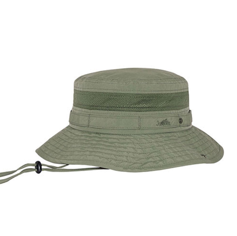 Taslon Jungle Bucket Hat with Snap Brim, 2XL - Juniper UV Hats Bucket Hat MegaCI    