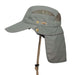 Tommy Bahama Supplex® Nylon Fishing Cap Fold Away Sun Shield Cap Tommy Bahama Hats TWB279-WILLOW1 Willow S/M 