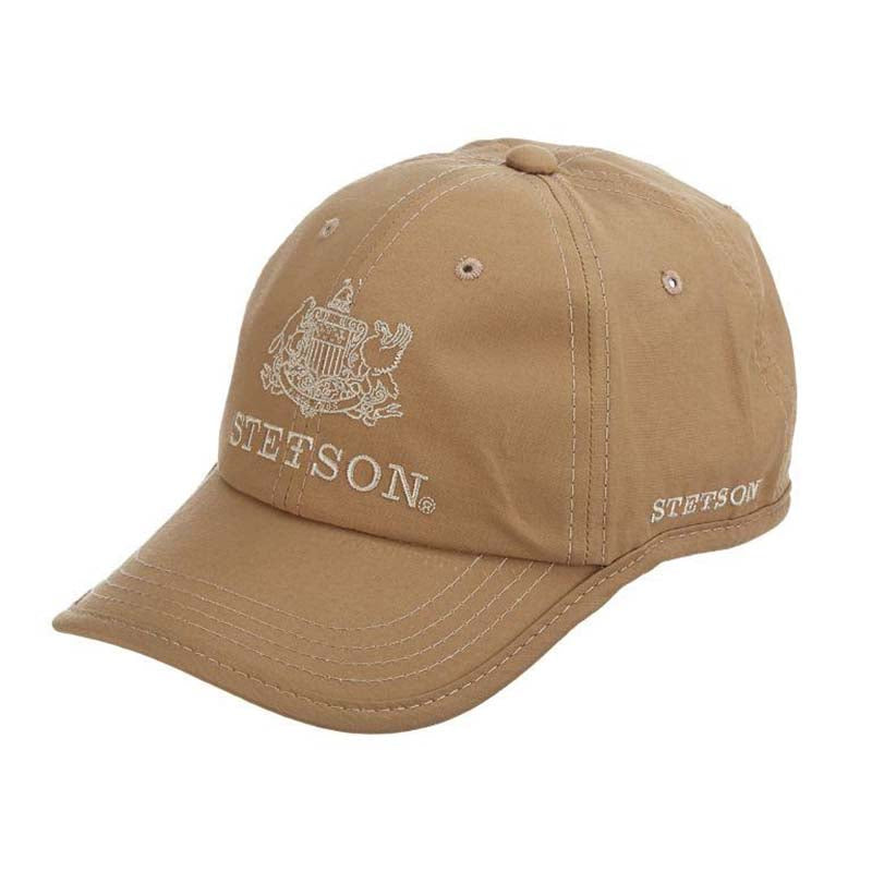 Unstructured Baseball Cap - Stetson Hat Cap Stetson Hats STC337 Khaki  