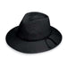 Victoria Fedora Hat - Wallaroo Hats Safari Hat Wallaroo Hats VICFEBK Black M/L (58 cm) 