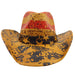 Vintage American Flag Straw Cowboy Hat - Milani Hats Cowboy Hat Milani Hats    