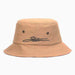Water Repellent Poplin Bucket Rain Hat - Stetson Hats Bucket Hat Stetson Hats STW381KH2 Khaki Medium (22 1/2") 