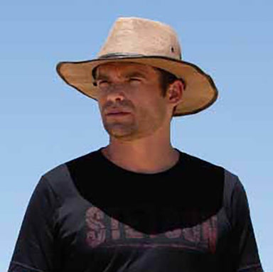 Weathered Toyo Outback Hat with Chin Strap - Stetson Hats Safari Hat Stetson Hats    