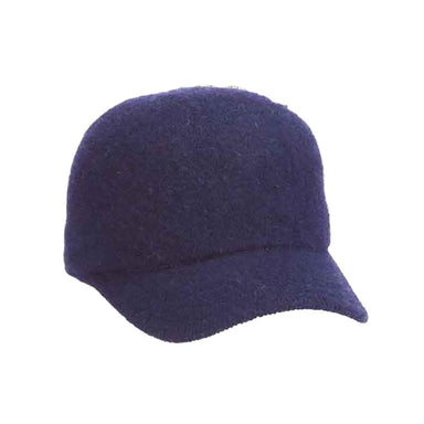Winter Cap Knit Wool Hat - Scala Collezione Cap Scala Hats lw693nv Navy Medium (57 cm) 