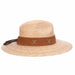 Bianca Organic Palm Leaf Safari Hat - Scala Hats Safari Hat Scala Hats    