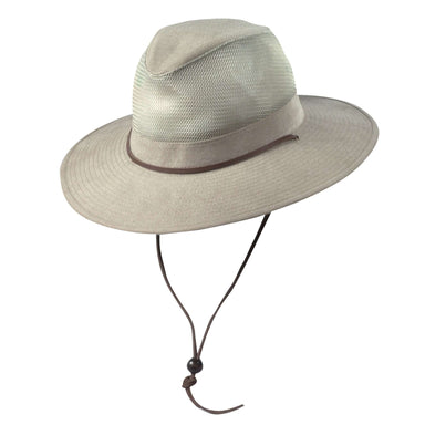 DPC Boy's Mesh Safari Hat - Dorfman Pacific Safari Hat Dorfman Hat Co. CSc864mS Khaki S (51 cn) 