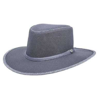 Head 'N Home Cabana Steel Grey SolAir Breathable Mesh Shade Hat up to XXL Safari Hat Head'N'Home Hats CabanastM Steel Grey M (57 cm - 7 1/8) 