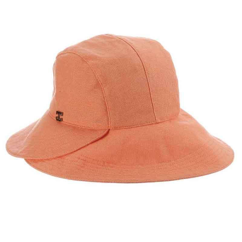 Chicopee Rough Cotton Split Brim Cloche Hat - Callanan Hats Cloche Callanan Hats    