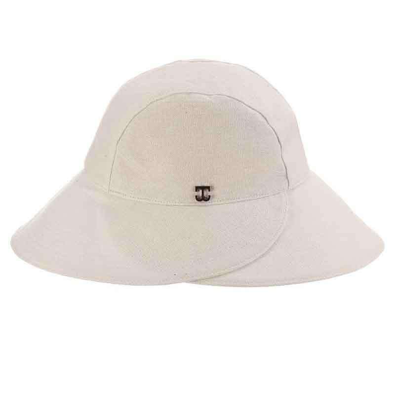 Chicopee Rough Cotton Split Brim Cloche Hat - Callanan Hats Cloche Callanan Hats    