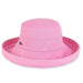 Classic Ladies Cotton Up Brim Hat - Sun 'N' Sand Hats Kettle Brim Hat Sun N Sand Hats hh1577G Pink Medium (57 cm) 
