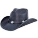 Cyclone Leather Cowboy Hat with Buffalo Band up to 2XL - Double G Hat Cowboy Hat Head'N'Home Hats  Black S (54-55 cm) 