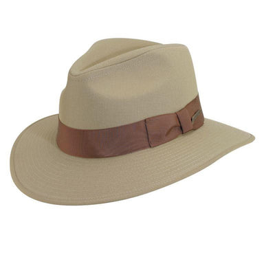Dr. Walton Twill Cotton Safari Hat - Indiana Jones Hat Safari Hat Indiana Jones Hats 860BB Khaki Medium 