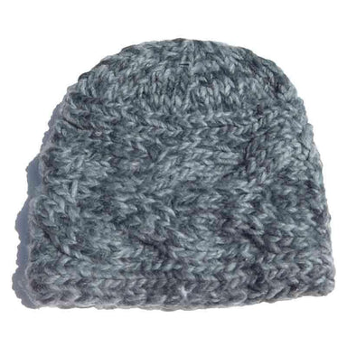 Cable Knit Beanie by JSA - Mixed Grey Beanie Jeanne Simmons    